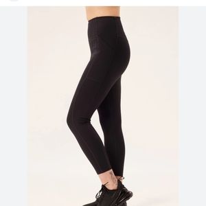 Girlfriend Collective Black Pocket Compression Leggings